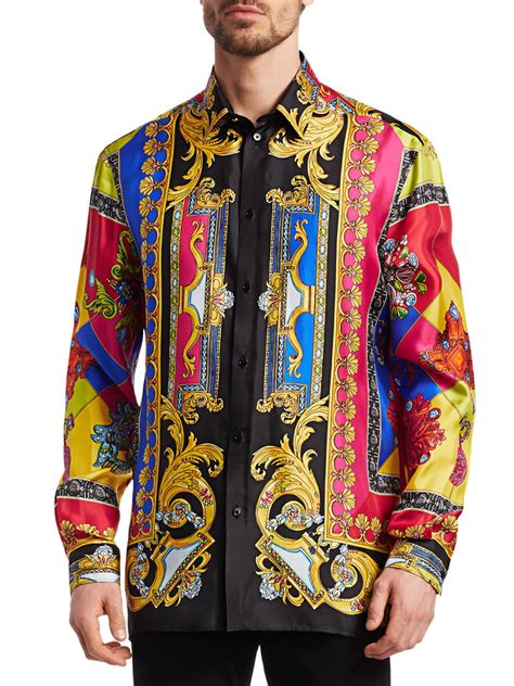 versace shirt men